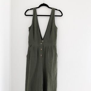 ROOLEE Boutique - Olive Green Jumpsuit